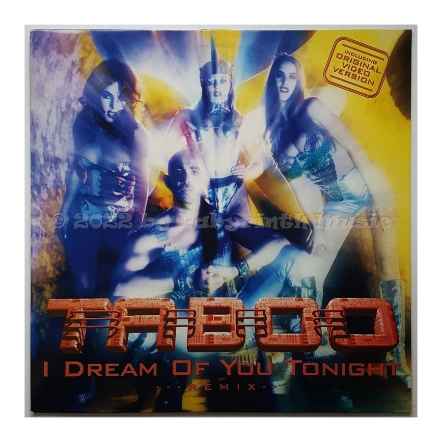 Taboo - I Dream Of You Tonight • Remix • 12" Vinyl Maxi • MINT - Labyrinth Music