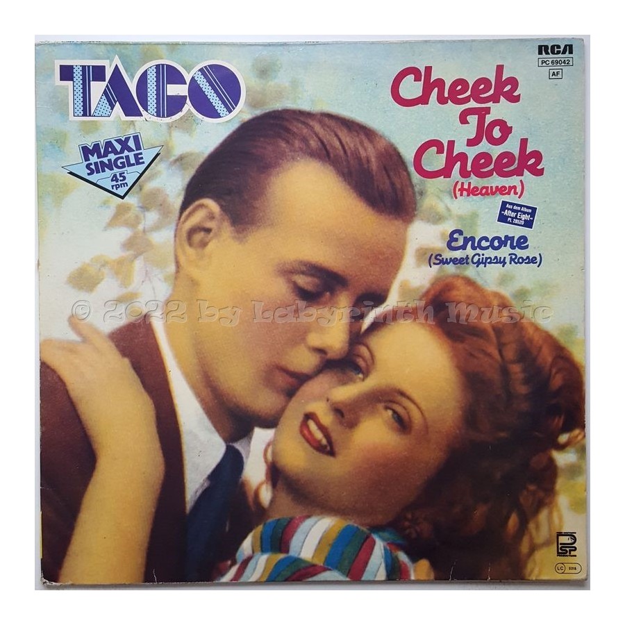 Taco - Cheek To Cheek • 12" Vinyl Maxi - Labyrinth Music