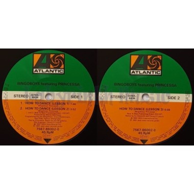 Bingoboys Feat. Princessa - How To Dance (Remix) • 12" Vinyl Maxi • MINT - Labyrinth Music
