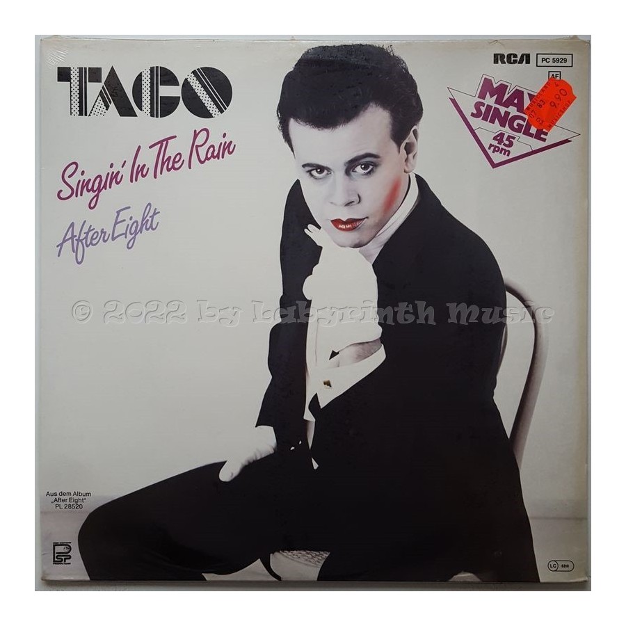 Taco - Singin' In The Rain • 12" Vinyl Maxi • MINT - Labyrinth Music