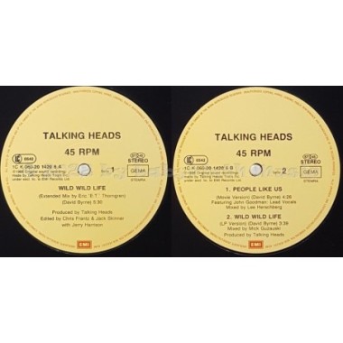 Talking Heads - Wild Wild Life • 12" Vinyl Maxi • NM - Labyrinth Music