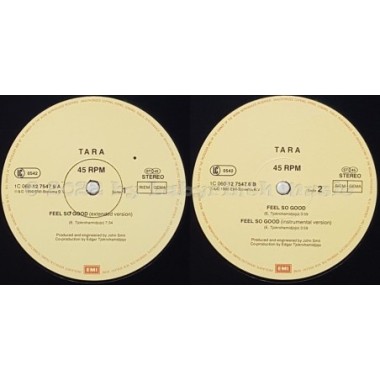 Tara - Feel So Good • 12" Vinyl Maxi • MINT - Labyrinth Music