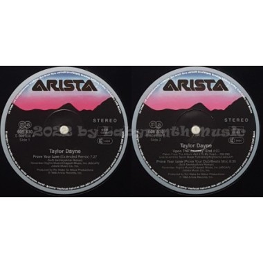 Taylor Dayne - Prove Your Love • 12" Vinyl Maxi • MINT - Labyrinth Music