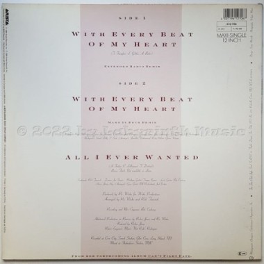 Taylor Dayne - With Every Beat Of My Heart • 12" Vinyl Maxi • EX - Labyrinth Music