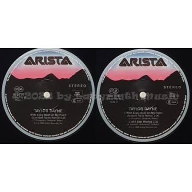 Taylor Dayne - With Every Beat Of My Heart • 12" Vinyl Maxi • EX - Labyrinth Music