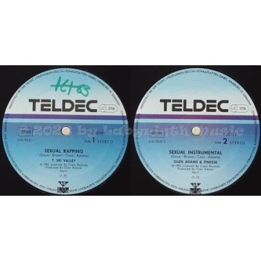 T. Ski Valley - Sexual Rapping • 12" Vinyl Maxi - Labyrinth Music