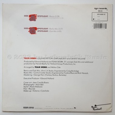 Team Work - Spotlight • 12" Vinyl Maxi - Labyrinth Music