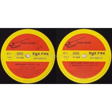 Team Work - Spotlight • 12" Vinyl Maxi - Labyrinth Music