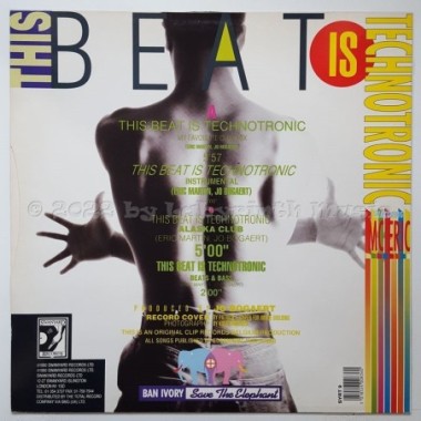 Technotronic Feat. Mc Eric - This Beat Is Technotronic • 12" Vinyl Maxi • NM - Labyrinth Music
