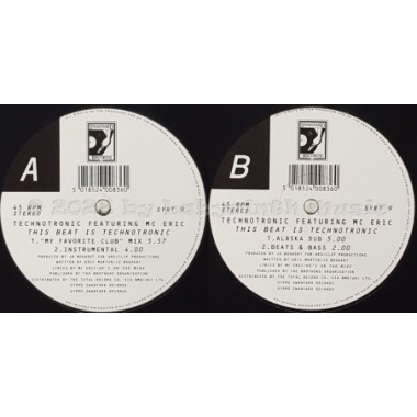 Technotronic Feat. Mc Eric - This Beat Is Technotronic • 12" Vinyl Maxi • NM - Labyrinth Music