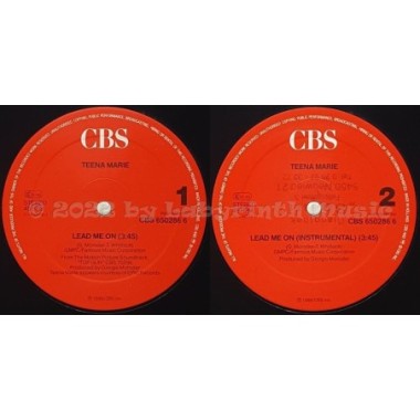 Teena Marie - Lead Me On • 12" Vinyl Maxi • EX - Labyrinth Music