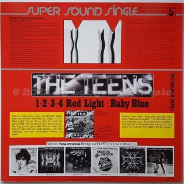 The Teens - 1-2-3-4 Red Light • 12" Vinyl Maxi • NM - Labyrinth Music