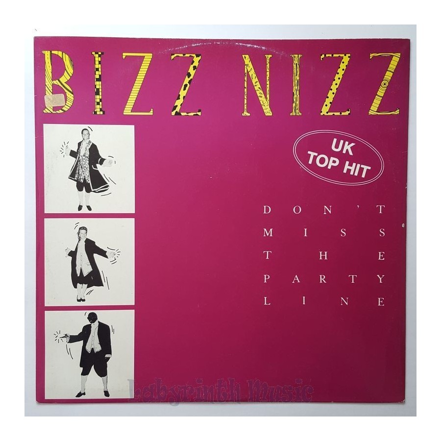 Bizz Nizz - Don't Miss The Partyline • 12" Vinyl Maxi • EX - Labyrinth Music