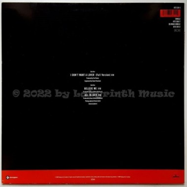 Texas - I Don't Want A Lover • 12" Vinyl Maxi • MINT - Labyrinth Music