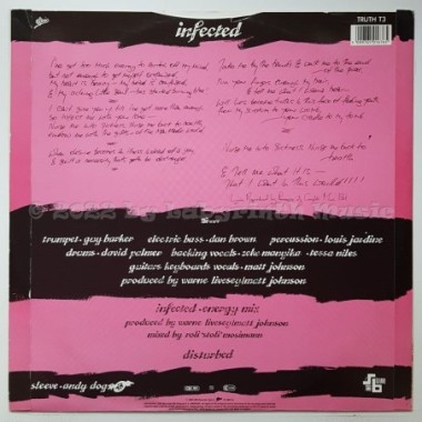 The The - Infected • 12" Vinyl Maxi • NM - Labyrinth Music