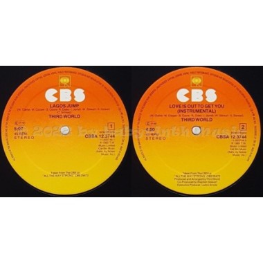 Third World - Lagos Jump • 12" Vinyl Maxi • MINT - Labyrinth Music