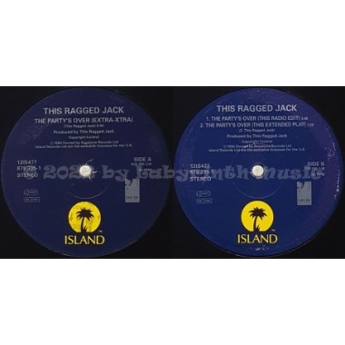 This Ragged Jack - The Party's Over • 12" Vinyl Maxi • EX - Labyrinth Music