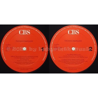 Thomas Barquee - Girls' Talk • 12" Vinyl Maxi - Labyrinth Music