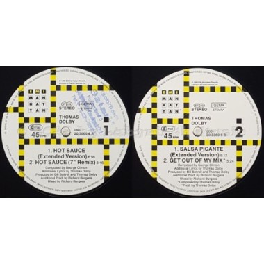 Thomas Dolby - Hot Sauce + Salsa Picante • 12" Vinyl Maxi • EX - Labyrinth Music