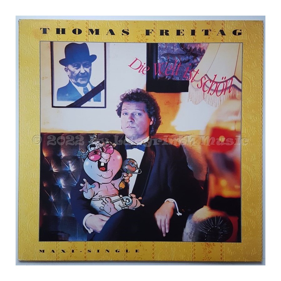 Thomas Freitag - Die Welt Ist Schön • 12" Vinyl Maxi • NM - Labyrinth Music