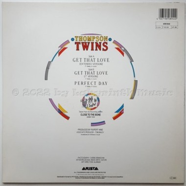Thompson Twins - Get That Love • 12" Vinyl Maxi • EX - Labyrinth Music