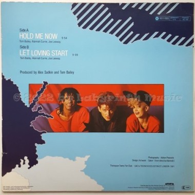 Thompson Twins - Hold Me Now • 12" Vinyl Maxi • EX - Labyrinth Music