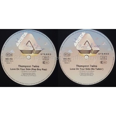 Thompson Twins - Love On Your Side • 12" Vinyl Maxi - Labyrinth Music