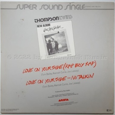 Thompson Twins - Love On Your Side • 12" Vinyl Maxi - Labyrinth Music