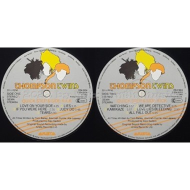 Thompson Twins - Quick Step & Side Kick • 12" Vinyl LP - Labyrinth Music