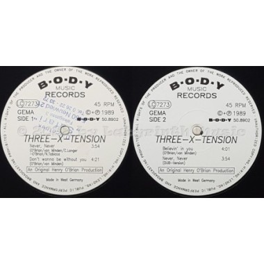 Three-X-Tension - Three-X-Tension • 12" Vinyl Maxi • EX - Labyrinth Music