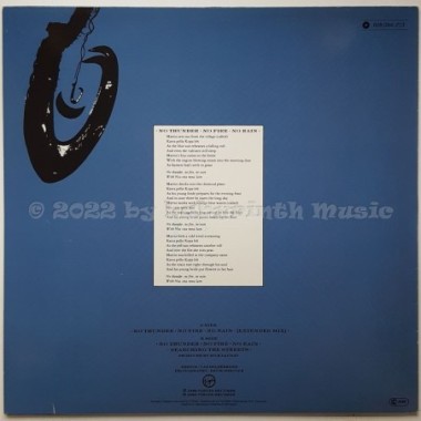 Tim Finn - No Thunder, No Fire, No Rain • 12" Vinyl Maxi - Labyrinth Music