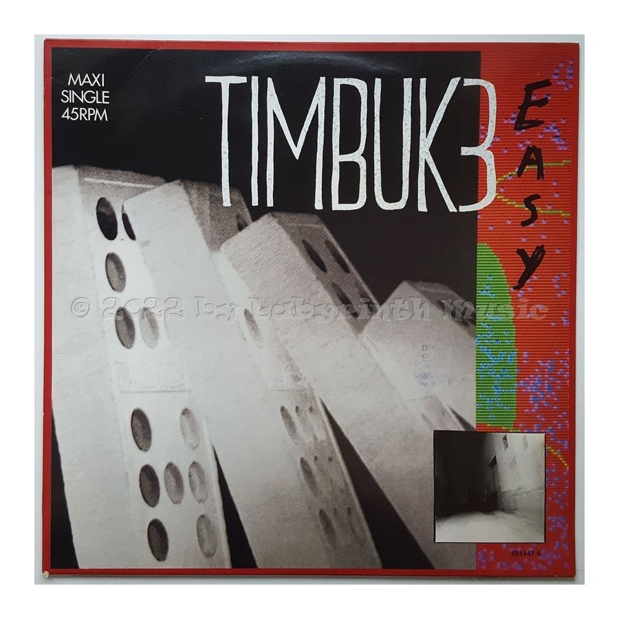 Timbuk 3 - Easy • 12" Vinyl Maxi • EX - Labyrinth Music