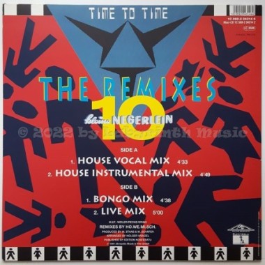 Time To Time - 10 Kleine Negerlein • The Remixes • 12" Vinyl Maxi • MINT - Labyrinth Music