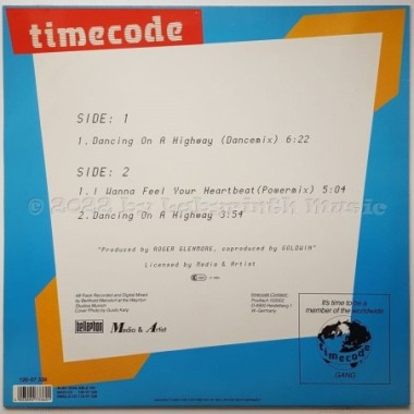 Timecode - Dancing On A Highway • 12" Vinyl Maxi • MINT - Labyrinth Music