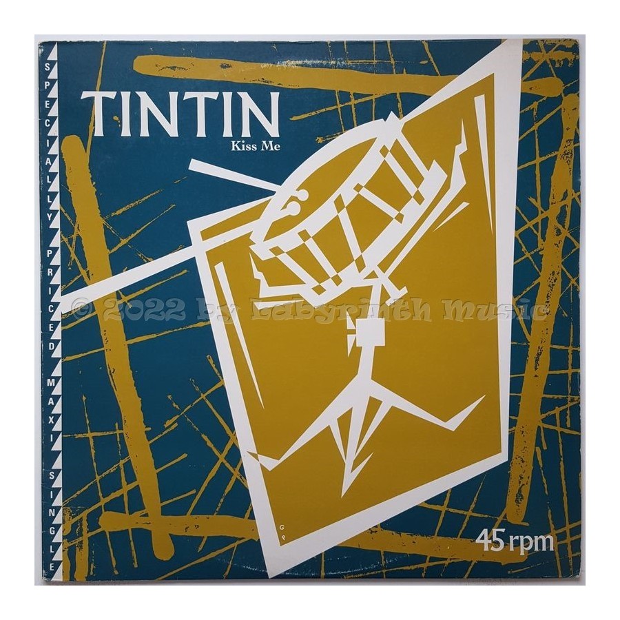 Tin Tin - Kiss Me • 12" Vinyl Maxi • EX - Labyrinth Music