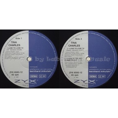 Tina Charles - I Love To Love '91 • 12" Vinyl Maxi • NM - Labyrinth Music