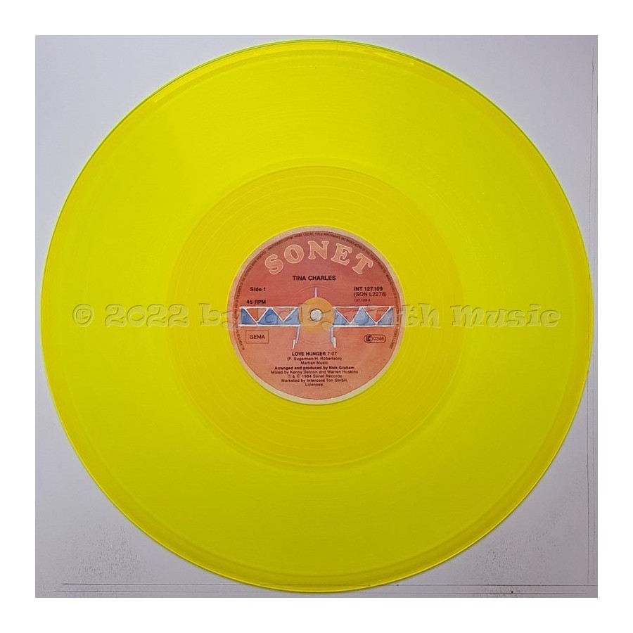 Tina Charles - Love Hunger • 12" Vinyl Maxi • EX - Labyrinth Music