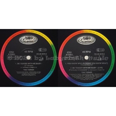 Tina Turner - Be Tender With Me Baby • 12" Vinyl Maxi • EX - Labyrinth Music