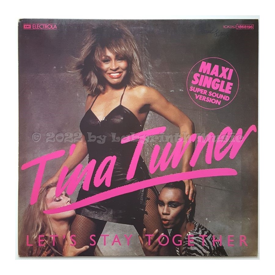 Tina Turner - Let's Stay Together • 12" Vinyl Maxi • EX - Labyrinth Music