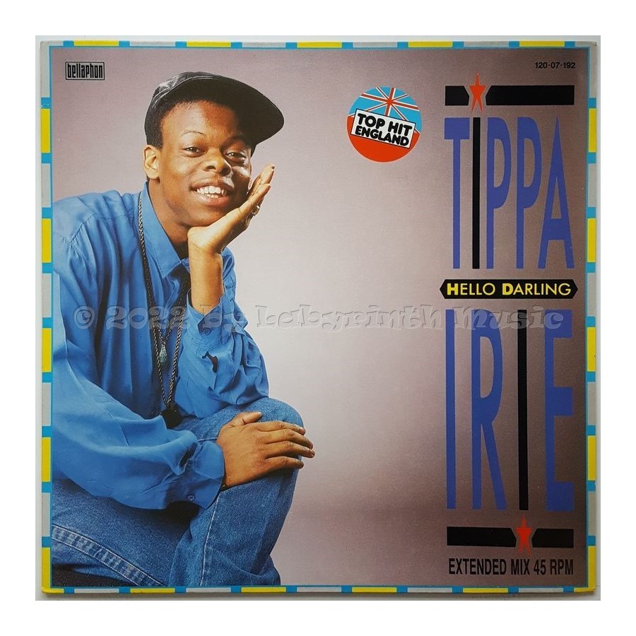 Tippa Irie - Hello Darling • 12" Vinyl Maxi - Labyrinth Music