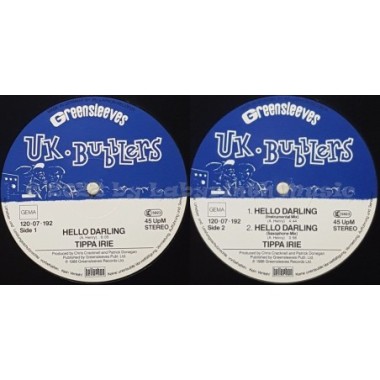 Tippa Irie - Hello Darling • 12" Vinyl Maxi - Labyrinth Music