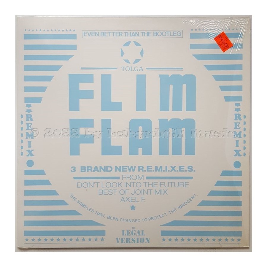 Tolga 'Flim Flam' Balkan - Volume II • The Legal Version • 12" Vinyl Maxi • NM - Labyrinth Music
