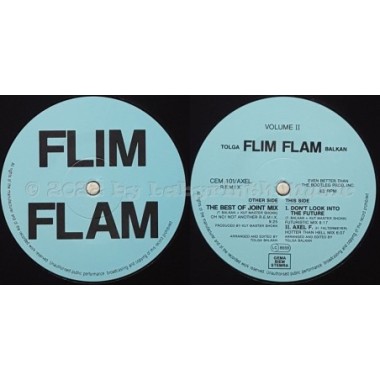 Tolga 'Flim Flam' Balkan - Volume II • The Legal Version • 12" Vinyl Maxi • NM - Labyrinth Music
