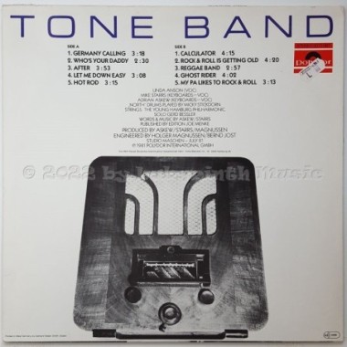 Tone Band - Germany Calling • 12" Vinyl LP • NM - Labyrinth Music