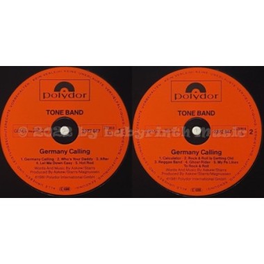 Tone Band - Germany Calling • 12" Vinyl LP • NM - Labyrinth Music