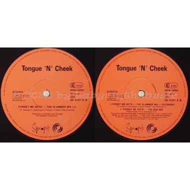 Tongue N Cheek - Forget Me Nots - The Slammer Mix • 12" Vinyl Maxi • MINT - Labyrinth Music