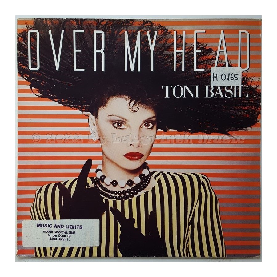 Toni Basil - Over My Head • 12" Vinyl Maxi - Labyrinth Music