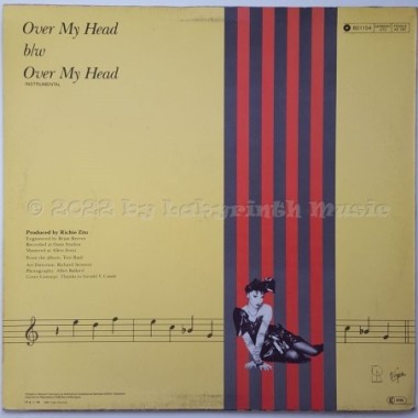 Toni Basil - Over My Head • 12" Vinyl Maxi - Labyrinth Music