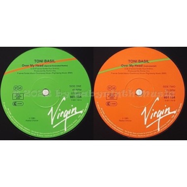 Toni Basil - Over My Head • 12" Vinyl Maxi - Labyrinth Music