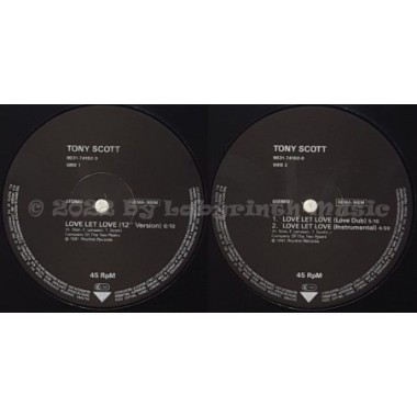 Tony Scott - Love Let Love • 12" Vinyl Maxi • NM - Labyrinth Music